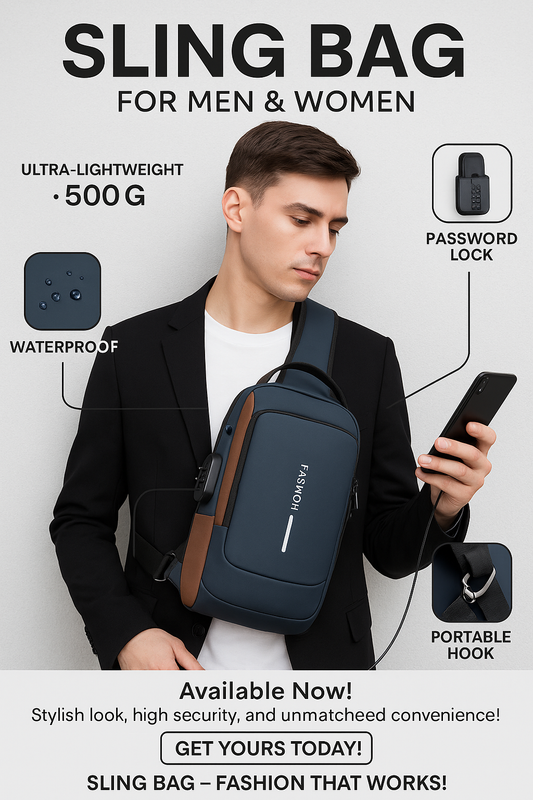 Sling Bag for Men & Women